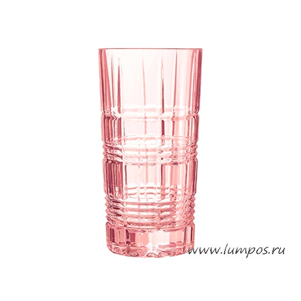 Набор стаканов ДАЛЛАС розовые высокие, 380мл. 4шт.