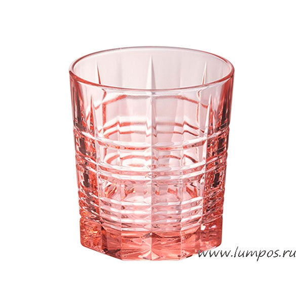 Набор стаканов ДАЛЛАС розовые низкие, 300мл. 4шт.