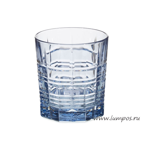 Набор стаканов ДАЛЛАС голубые низкие, 300мл.